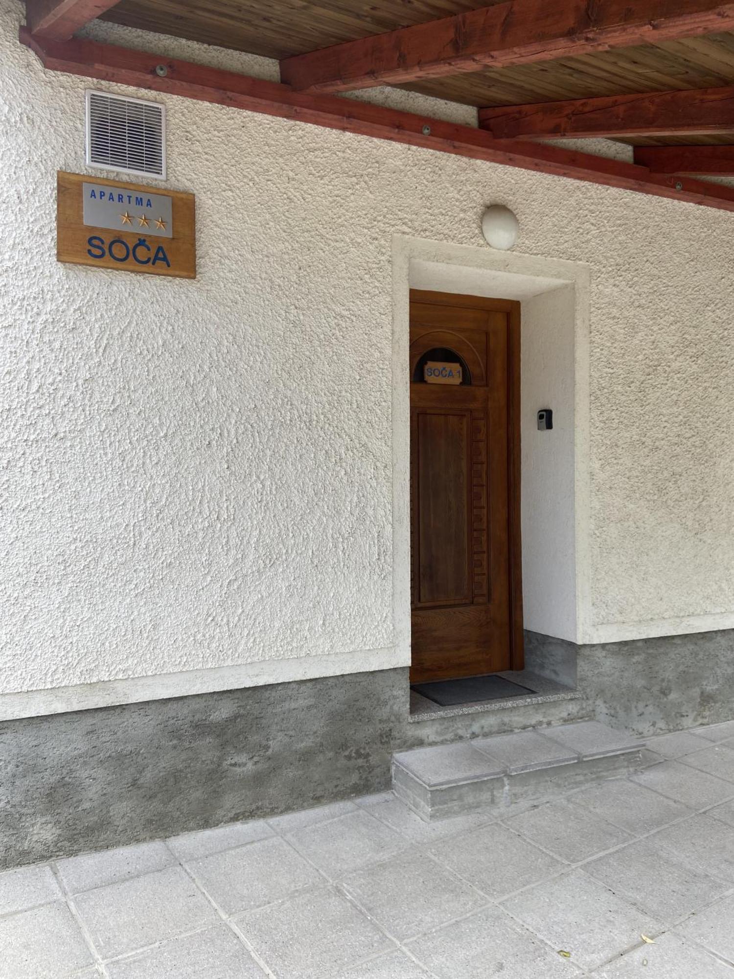 Apartmaji Soca Most na Soči Exterior foto